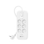 Listwa zasilająca Belkin Power Surge 6-PORTS + 1xUSB-A +1xUSB-C PD 650J White