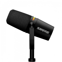 Shure MV7+-K - Mikrofon lektorski/wokalny ze złączem XLR/USB-C Czarny-625513