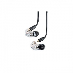 Shure SE215DYCL+UNI-EFS - Słuchawki douszne AONIC215 z pojedynczym przetwornikiem i kablem 3.5mm (przezroczyste)