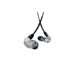 Shure SE215DYCL+UNI-EFS - Słuchawki douszne AONIC215 z pojedynczym przetwornikiem i kablem 3.5mm (przezroczyste)-625775