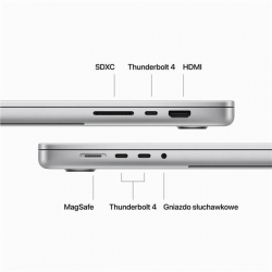 Apple 16-inch MacBook Pro: M3 Max chip with 14-core CPU and 30-core GPU, 1TB SSD Silver-628436