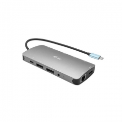 i-tec Metal USB-C Nano universal Dock 3x Display + Power Delivery 100 W-629321