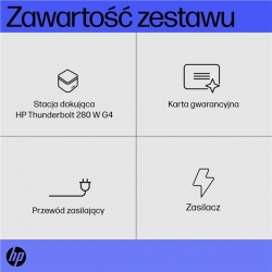 HP Stacja dokująca Thunderbolt 280 W G4 z przewodem combo-629407