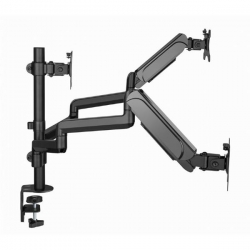 GEMBIRD BIURKOWE REGULOWANE RAMIĘ/UCHWYT NA 3 MONITORY 17-27, VESA 100X100MM, DO 7 KG