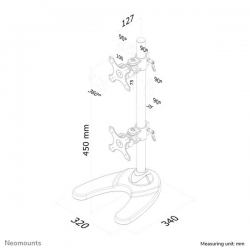 UCHWYT DO TELEWIZORA KOMPLET BLACK 10-24