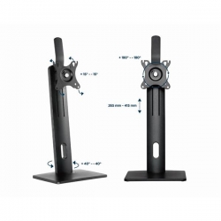GEMBIRD STOJAK NA MONITOR Z REGULACJĄ WYSOKOŚCI 17-32, VESA 100X100MM, DO 7 KG-632288