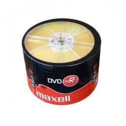 MAXELL DVD-R 4,7GB 50 szt  w opakowaniu SHRINK. Prędkość zapisu 16X, 120 min.  Przeznaczenie nagrywanie Multimediów.