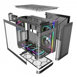 Montech KING 95 PRO Midi-Tower, Szkło Hartowane, ARGB - czarny-647374