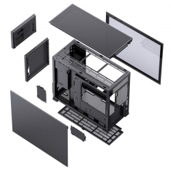 Jonsbo D31 MESH Screen Micro-ATX Tempered Glass - black-647821