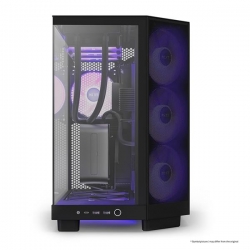 NZXT OBUDOWA KOMPUTEROWA NZXT H6 FLOW RGB MIDI TOWER Z OKNEM CZARNA-648085