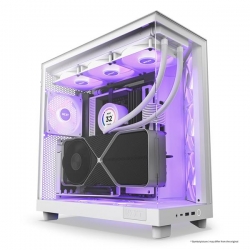 NZXT OBUDOWA KOMPUTEROWA NZXT H6 FLOW RGB MIDI TOWER Z OKNEM BIAŁA-648104