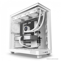 NZXT OBUDOWA KOMPUTEROWA NZXT OBUDOWA H6 FLOW MIDI TOWER Z OKNEM BIAŁA-648391