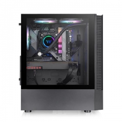 THERMALTAKE VIEW 200 ARGB*3 TEMPERED GLASS - BLACK CA-1X3-00M1WN-00-649757