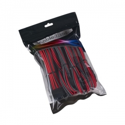 CableMod PRO ModMesh Cable Extension Kit - karbon/czerwony-650642