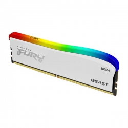 KINGSTON DDR4 16GB 3200MT/s CL16 DIMM FURY Beast White RGB SE