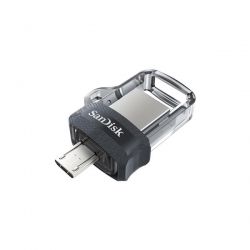 Pendrive SanDisk Ultra Dual Drive M3.0 SDDD3-032G-G46 (32GB; microUSB, USB 3.0; kolor szary)