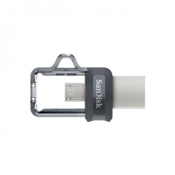 Pendrive SanDisk Ultra Dual Drive M3.0 SDDD3-032G-G46 (32GB; microUSB, USB 3.0; kolor szary)-657430