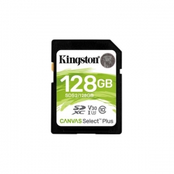 Karta pamięci Kingston Canvas Select Plus SDS2/128GB (128GB; Class U3, V30; Karta pamięci)