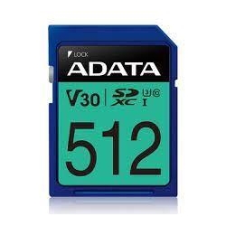 MEMORY SDXC 512GB V30/ASDX512GUI3V30S-R ADATA