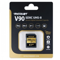 Patriot SDXC 256GB EP V90  300/260 MB/s UHS-II U3 Class10-657811