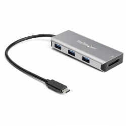 3-PORT USB-C HUB W/ SD READER/READER-10GB - 3X USB-A 1X USB-C