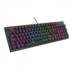 KLAWIATURA DLA GRACZY GENESIS THOR 303 DE PODŚWIETLENIE RGB MECHANICZNA SILENT SWITCH CZARNA HOT SWA