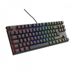 KLAWIATURA DLA GRACZY GENESIS THOR 303 TKL DE PODŚWIETLENIE RGB MECHANICZNA BROWN CZARNA HOT SWAP