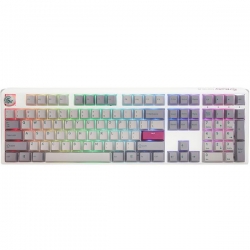 Klawiatura gamingowa Ducky One 3 Mist Grey z podświetleniem RGB LED - MX-Ergo-Clear (US)