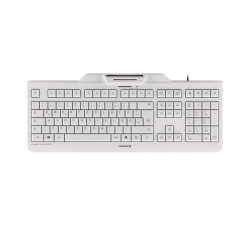 CHERRY KC 1000 SC WHITE-GREY/USB