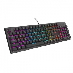 KLAWIATURA DLA GRACZY GENESIS THOR 303 US PODŚWIETLENIE RGB MECHANICZNA SILENT SWITCH CZARNA HOT SWA