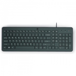 Klawiatura HP 150 Wired Keyboard przewodowa czarna 664R5AA