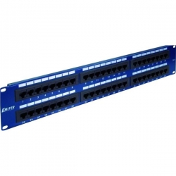 EmiterNet Panel 19", 48xRJ45 UTP kat.5e (2U) niebieski