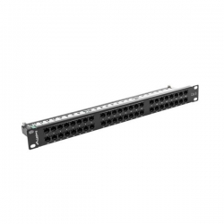 Patch panel Lanberg PPU6-1048-B (1U; kat. 6; 48xRJ-45)-684981