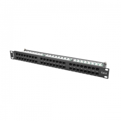 Patch panel Lanberg PPU6-1048-B (1U; kat. 6; 48xRJ-45)-684983