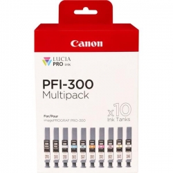 PFI-300 10INK MULTI PACK/MBK/PBK/C/M/Y/PC/PM/R/GY/CO