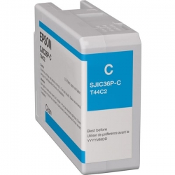 SJIC36P-C INK CARTRIDGE C6000/SERIES CYAN