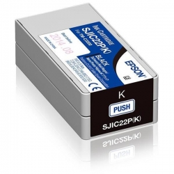 SJIC22P(K): Ink cartridge for ColorWorks C3500 (Black)