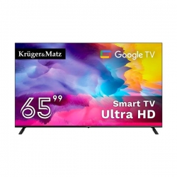 Telewizor Kruger&amp;Matz 65&quot; UHD Google TV  DVB-T2/T/C  H.265  HEVC