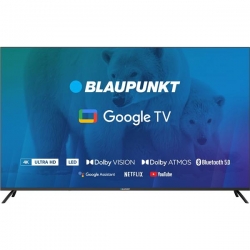 TV 65" Blaupunkt 65UBG6000S 4K Ultra HD LED, GoogleTV, Dolby Atmos, WiFi 2,4-5GHz, BT, czarny