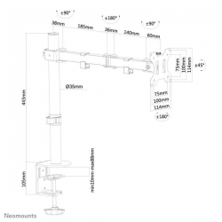 MONITOR DESK MOUNT 10-32