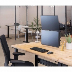 Fellowes Ergonomia  ramię na 2 monitory pionowe - seria Platinum-696322