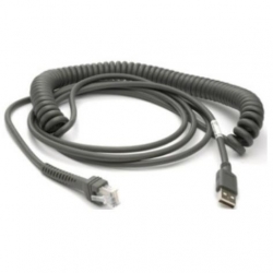 CABLE - SHIELDED USB: SERIES A CONNECTOR, 15FT. (4.6M), COILED