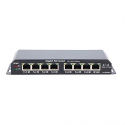 EXTRALINK KRATOS SWITCH POE GIGABIT 8 PORTÓW 24V