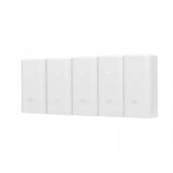 UBIQUITI :: (POE-24-24W-5P) PoE 24VDC 1A, for Carrier Instalations (earth grounding/ESD protection) GigaBit 5-pack