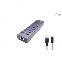 I-TEC CHARGING HUB 9PORT LAN/USB 3.0/USB-C POWER ADAPTER 60W-701251