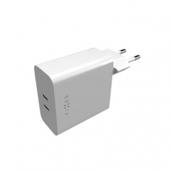 Stały | Podwójna ładowarka sieciowa USB-C, obsługa PD, 65 W