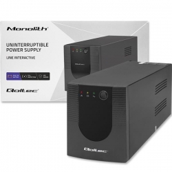 QOLTEC ZASILACZ AWARYJNY UPS LINE INTERACTIVE MONOLITH | 1200VA | 720W-704151