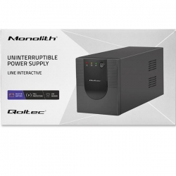 QOLTEC ZASILACZ AWARYJNY UPS LINE INTERACTIVE MONOLITH | 1200VA | 720W-704155