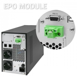 QOLTEC ZASILACZ AWARYJNY UPS 1KVA | 1000W | POWER FACTOR 1.0 | LCD | EPO | USB | ON-LINE-704289