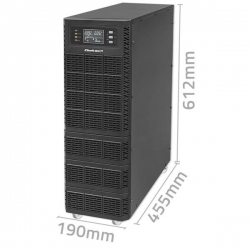 QOLTEC ZASILACZ AWARYJNY UPS 6KVA | 6000W | POWER FACTOR 1.0 | LCD | EPO | USB | ON-LINE-704788